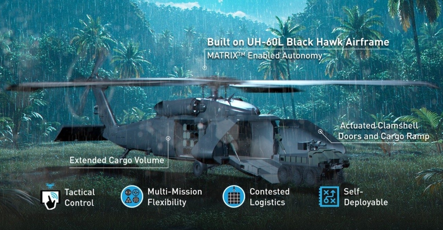 Black Hawk U-Hawk helicoptere autonome