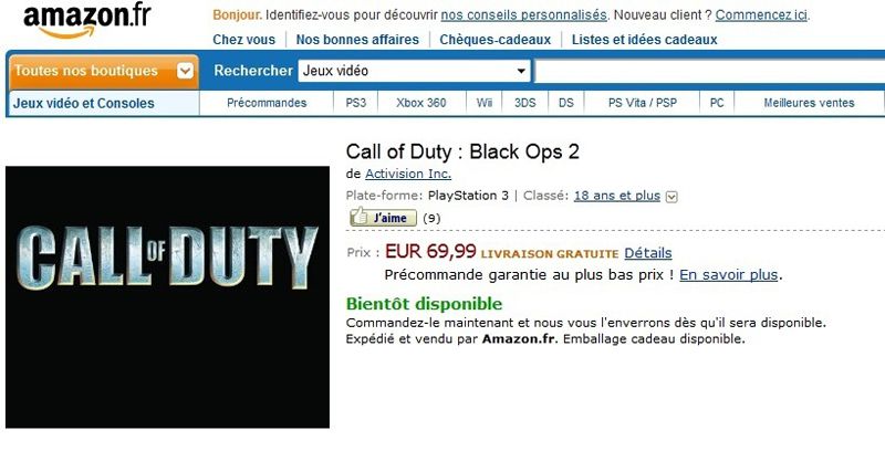 Black Ops 2 - Amazon