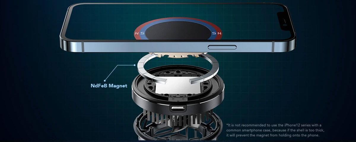 Black Shark Magnetic Cooler detaile