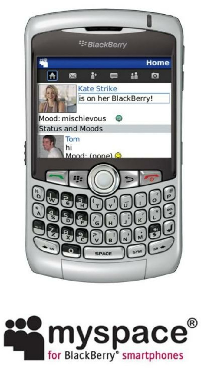 Blackberry MySpace
