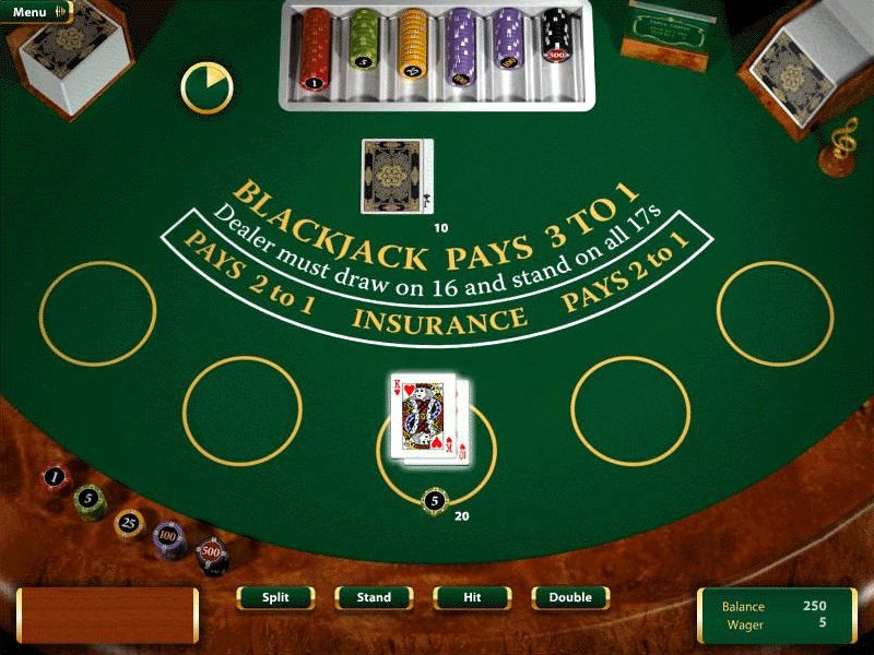 Blackjack Club screen 2