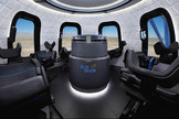 Blue Origin : l'intérieur de la capsule spatiale pour touristes