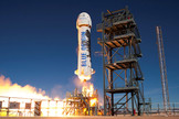Blue Origin : la fusée New Shepard va-t-elle exploser en direct ?