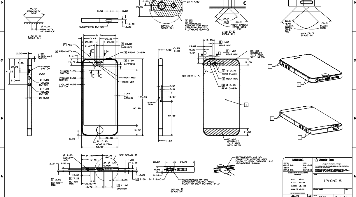 Схема iphone 5