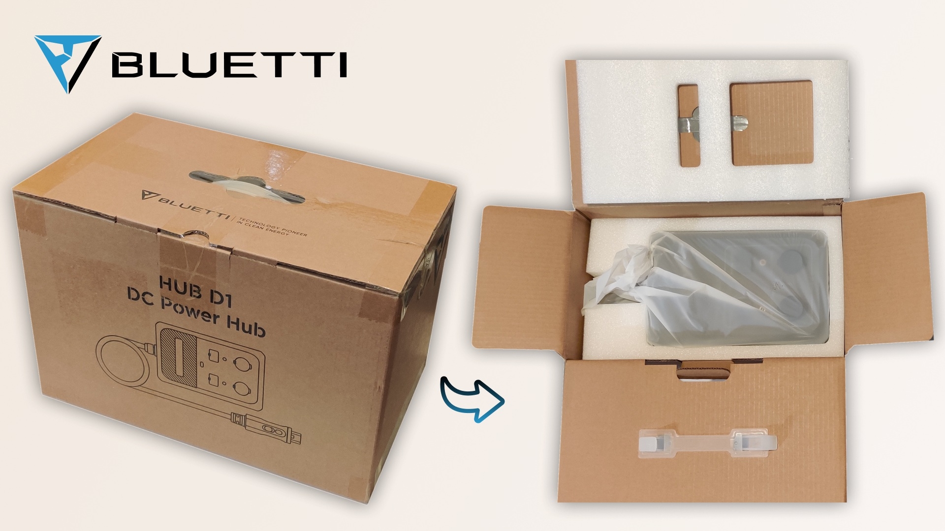 Bluetti Hub D1 - DÃ©ballage