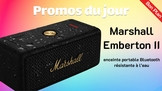 Top 3 du jour : Marshall Emberton II 109€, imprimante 3D SCEOAN Windstorm S1 199€, Redmi Note 13 Pro+ 290€