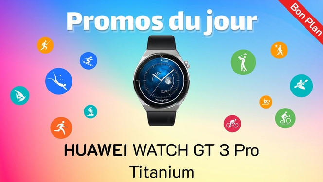 Bon Plan - Promo HUAWEI WATCH GT 3 Pro Titanium