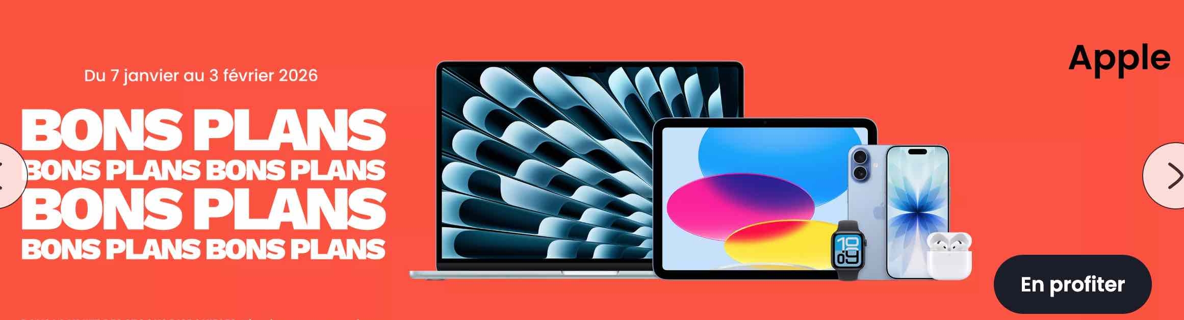 bons plans Boulanger Apple