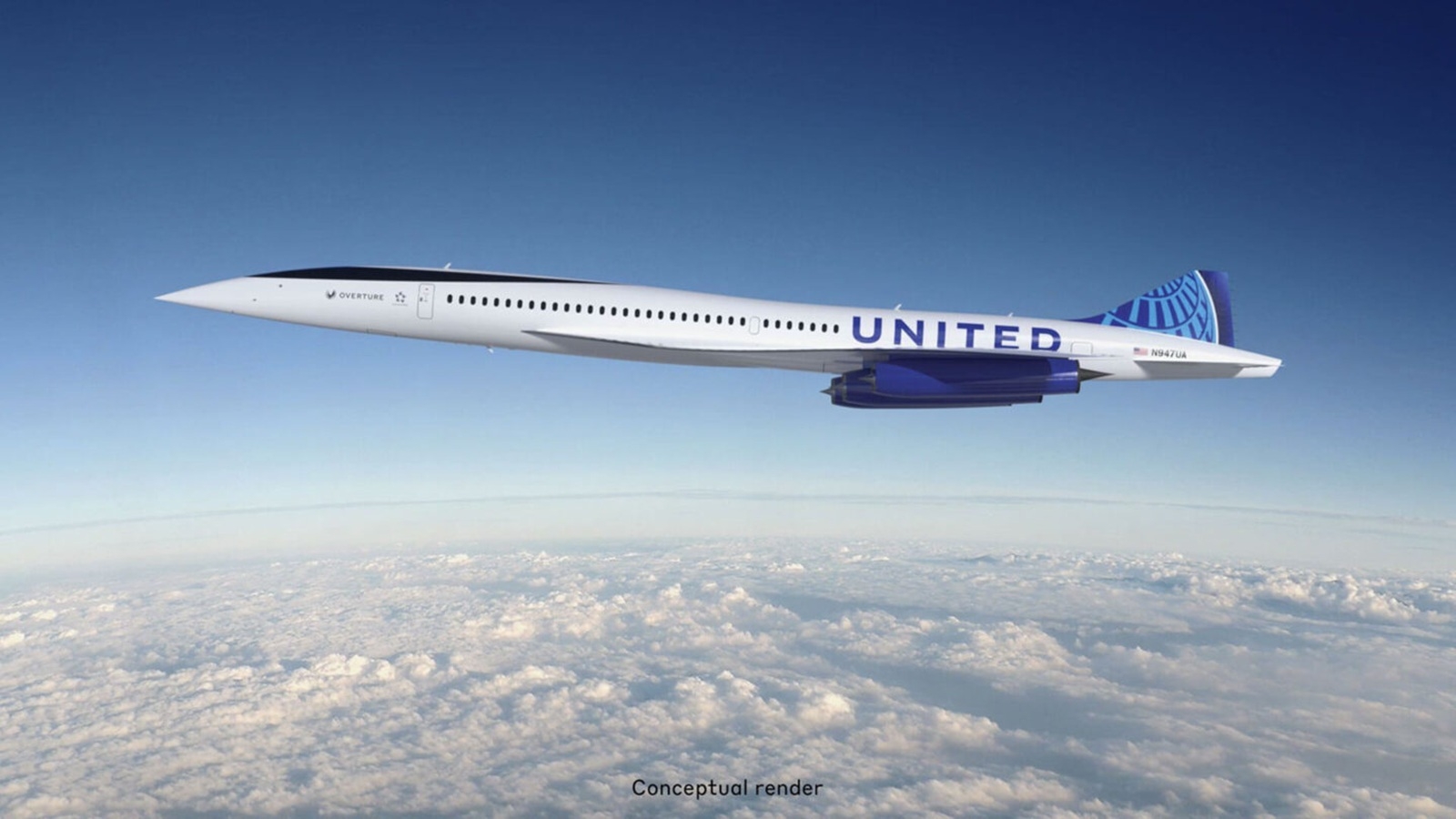 Boom Supersonic Overture avion de ligne supersonique