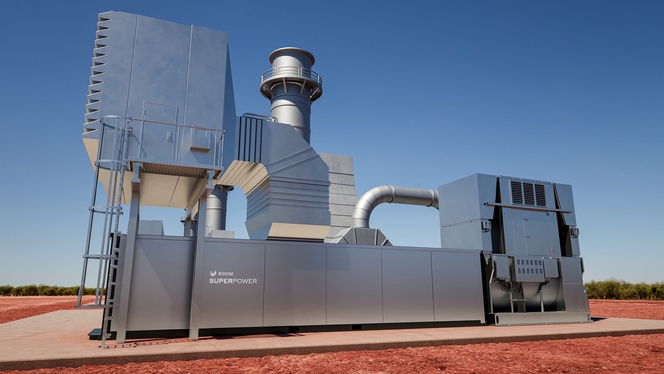 Boom Supersonic turbine intelligence artificielle