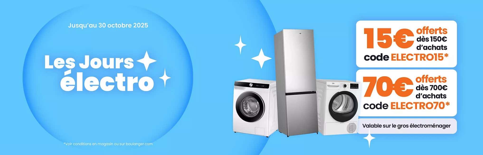 Boulanger les Jours ++ - e?lectrome?nager