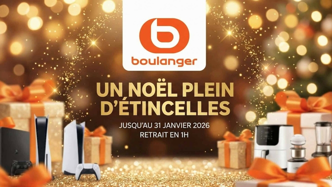 Un Noël plein d'étincelles : notre Top 10 des meilleures offres Boulanger de la semaine (informatique, son...)
