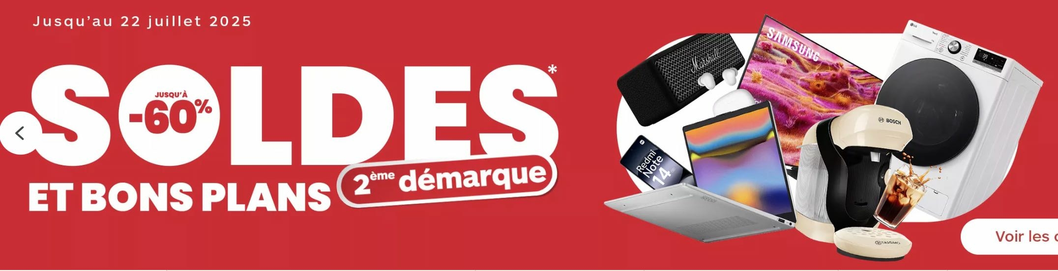 Boulanger soldes d'e?te? 2e?me de?marque