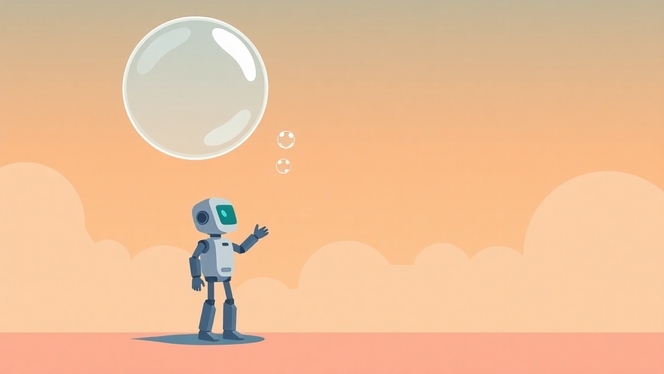 bulle intelligence artificielle illustration IA 02