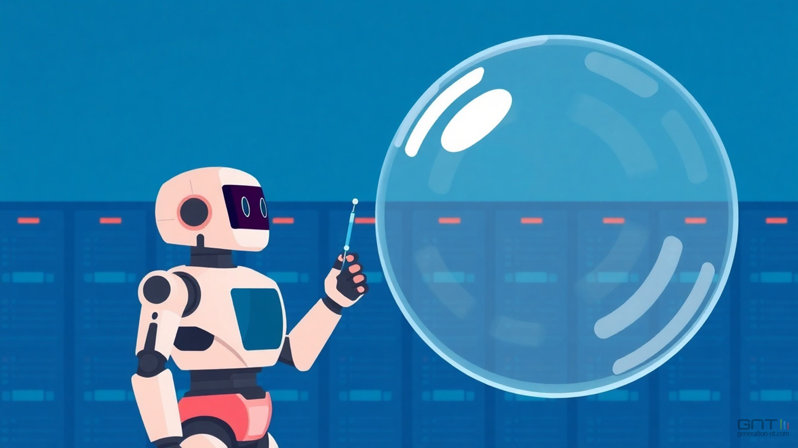 bulle intelligence artificielle illustration IA 03
