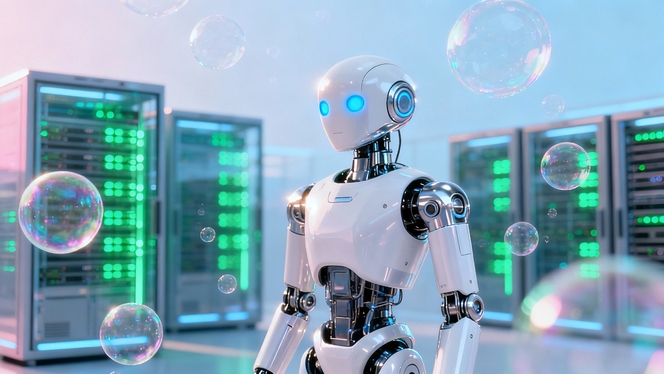 bulle intelligence artificielle illustration IA