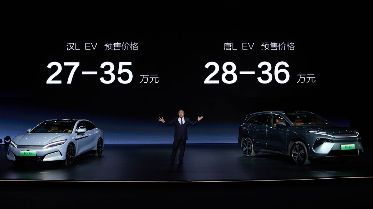 BYD Han L Tang L vehicule electrique