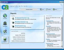 CA Anti-Virus 2009 screen 1