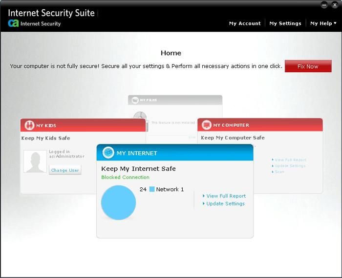 CA Internet Security Suite Plus v7 screen 2