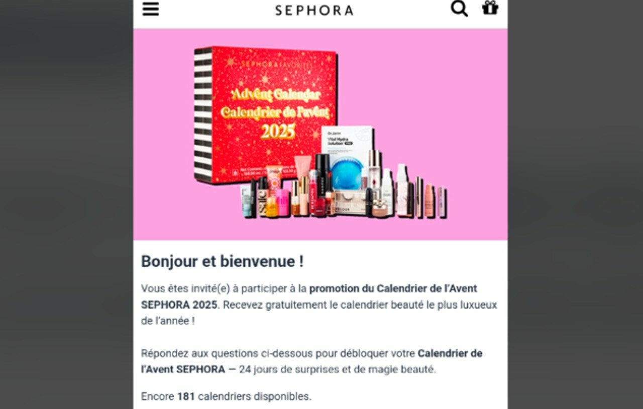 Calendrier Sephora
