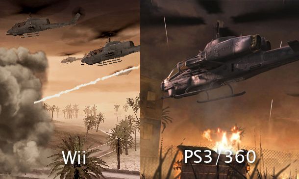 Call of Duty : Modern Warfare Reflex - comparatif 2