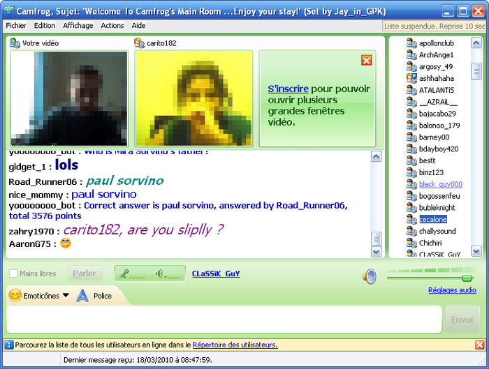 Camfrog Video Chat screen1