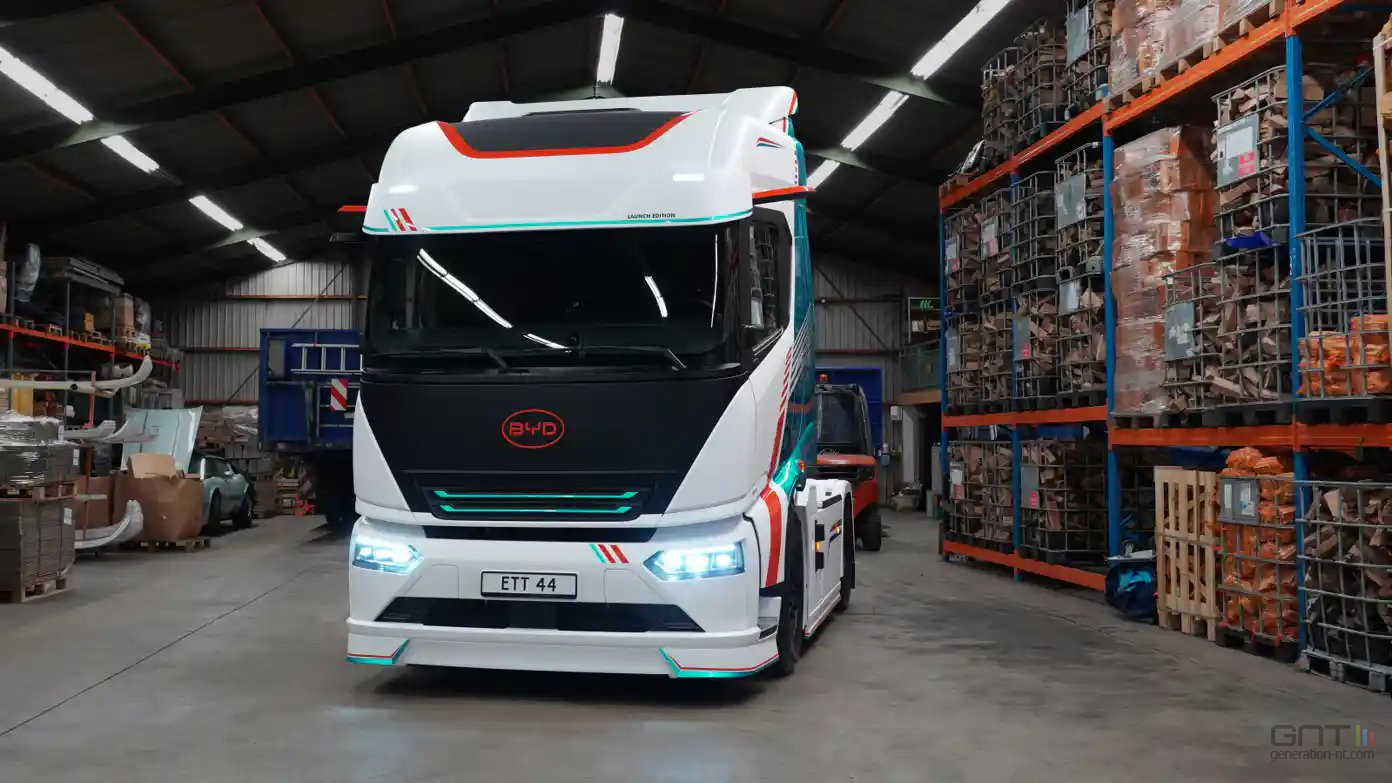BYD lance son poids lourd électrique ETT 44 en Europe