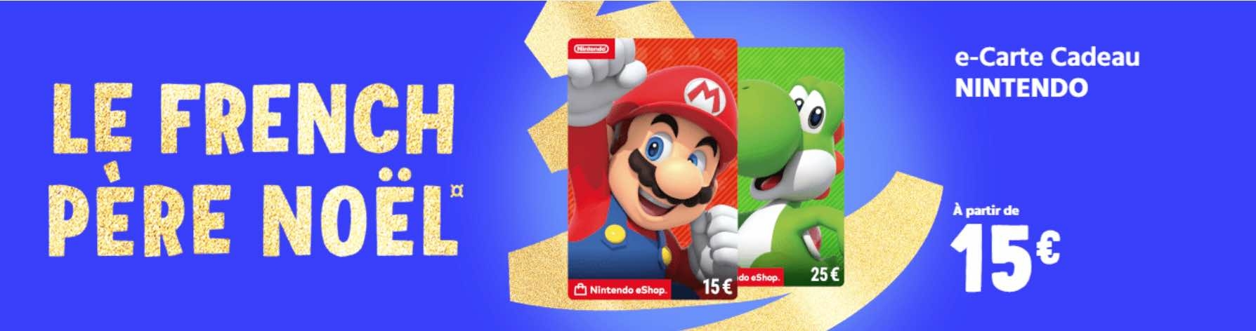 carte cadeau Nintendo Cdiscount