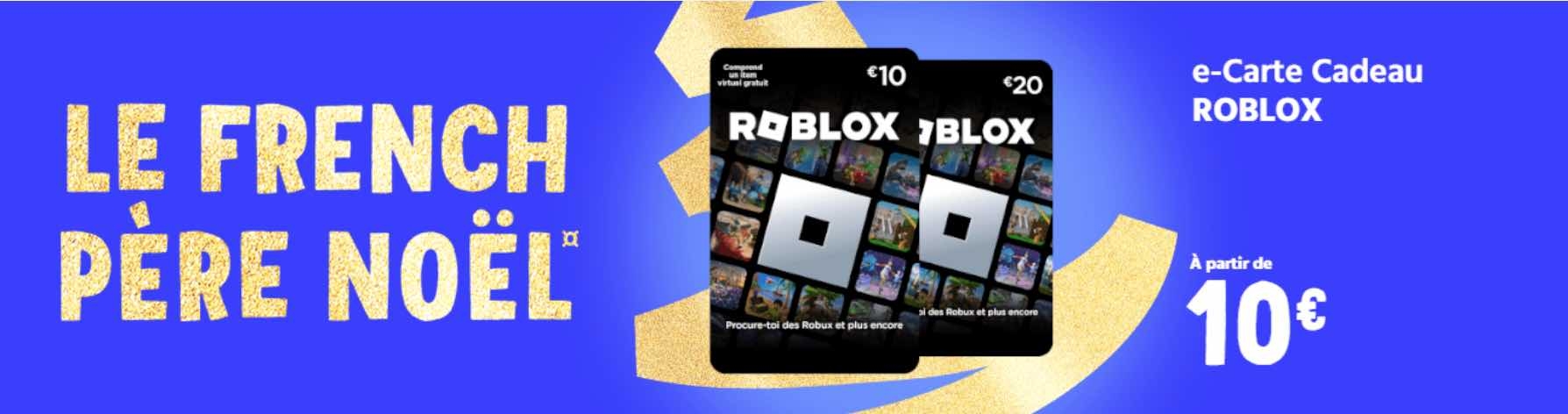carte cadeau Roblox Cdiscount