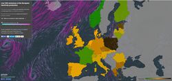 Carte électricité Europe