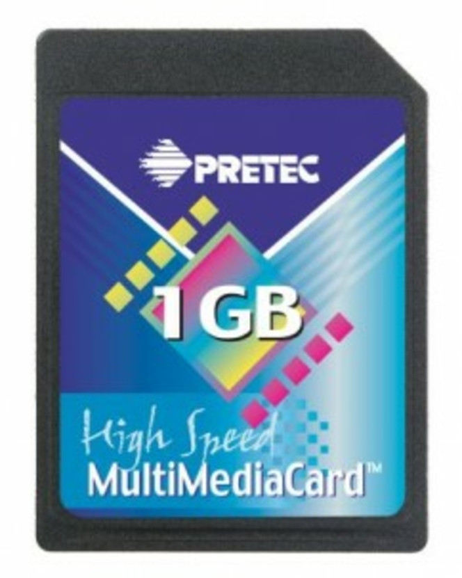 Carte mémoire MMC Pretec 1.5
