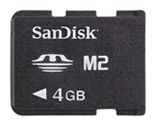 Carte memory stick micro 4go sandisk