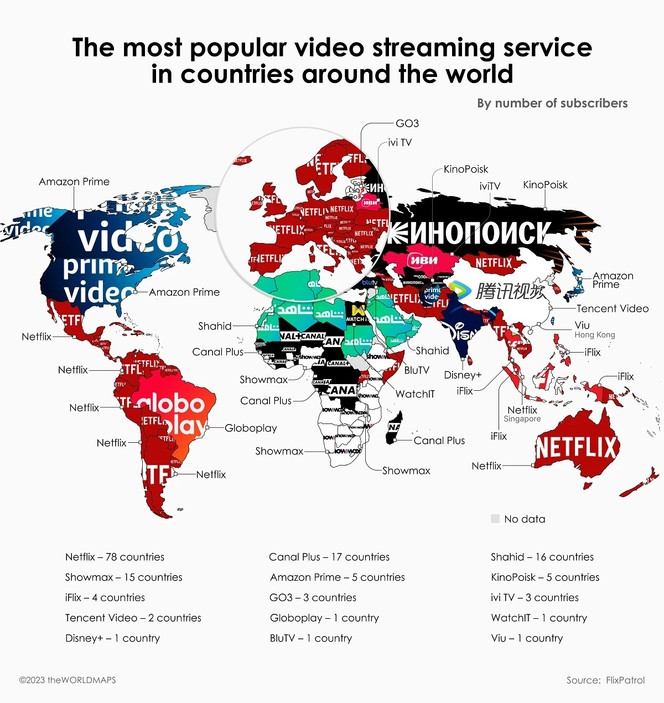 Carte SVOD