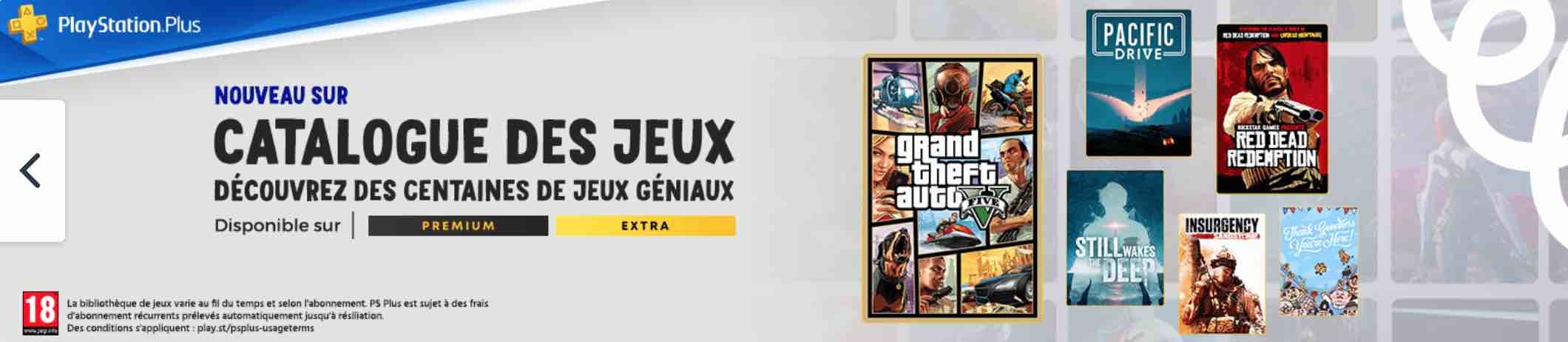 catalogue jeux Playstation Plus Cdiscount