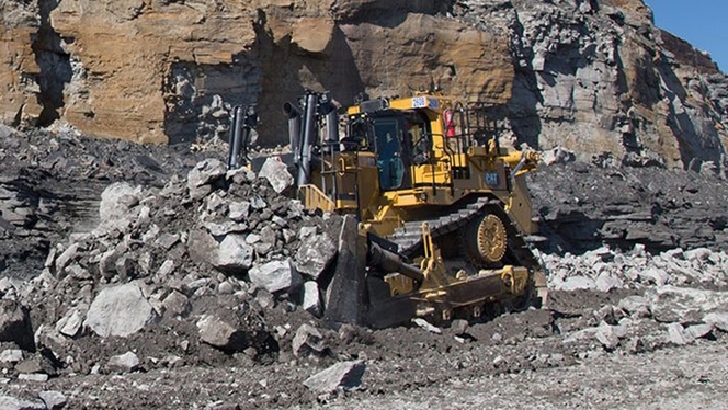 Caterpillar engin chantier autonome