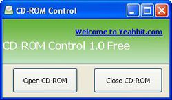 CD-ROM Control screen2