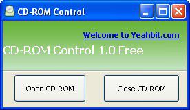 CD-ROM Control screen2