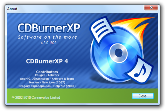 CDBurnerXP Pro