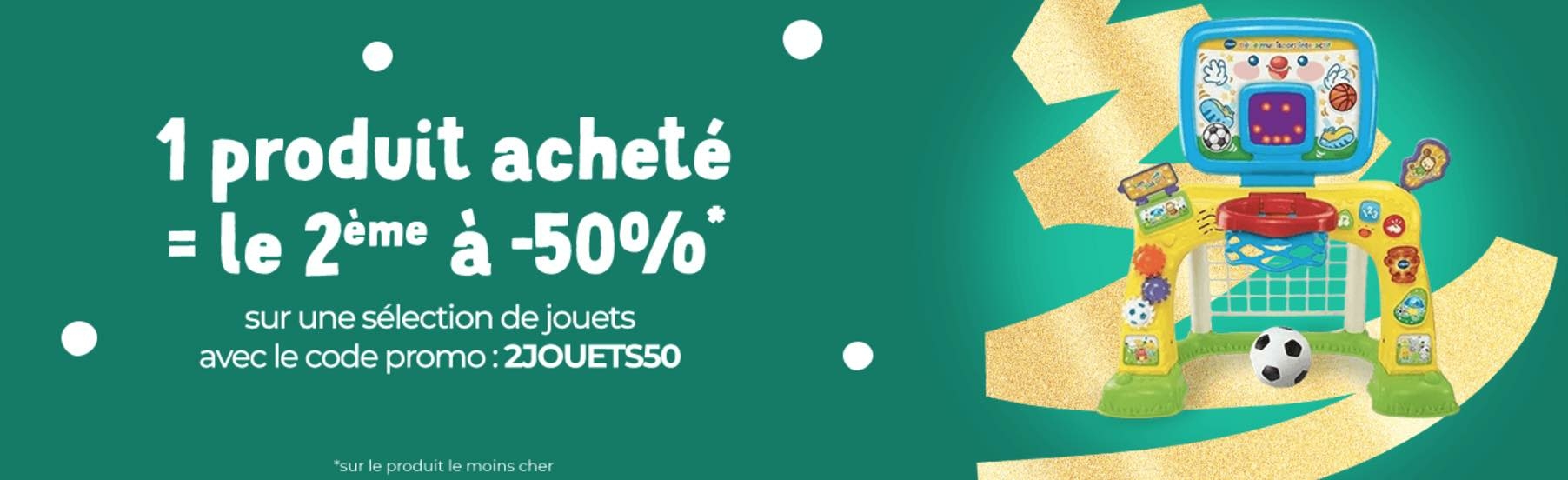 Cdiscount 1 jouet achete? = le 2e?me a? -50 %