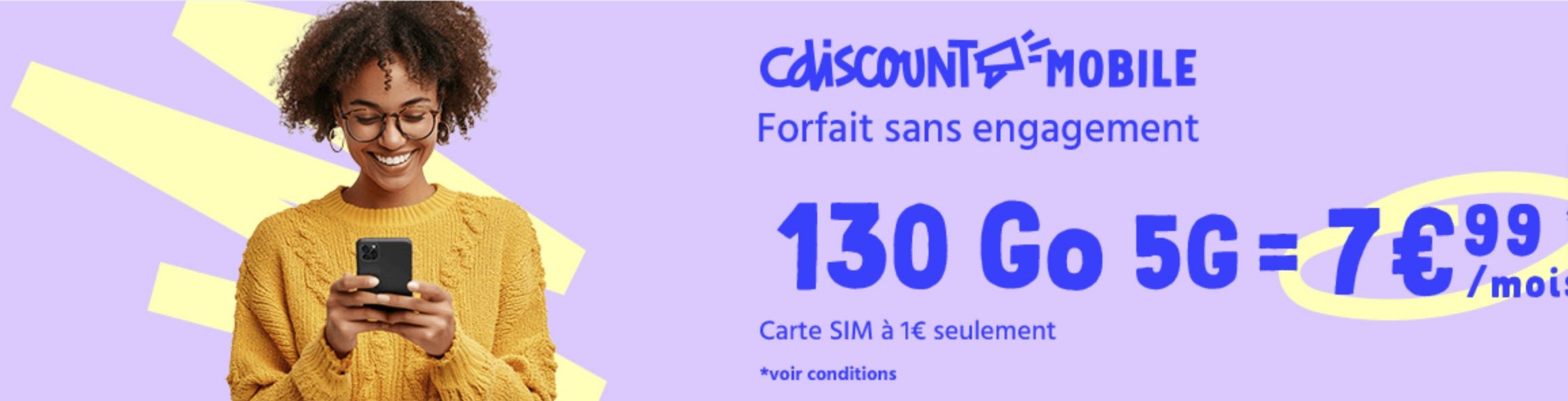 Cdiscount 130 Go 5G