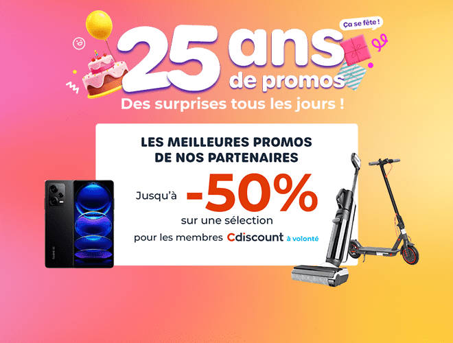 cdiscount 25 ans
