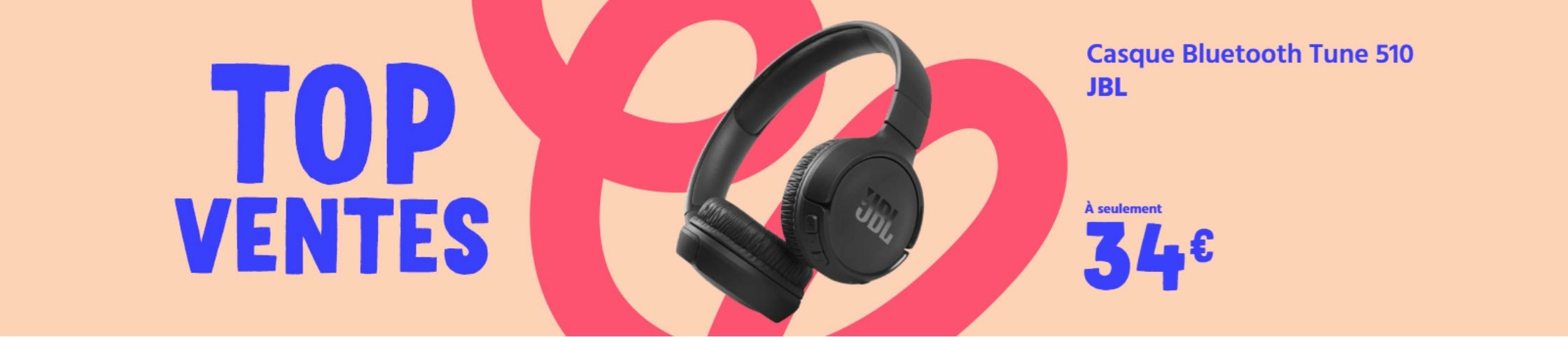 Cdiscount JBL Tune 510BT