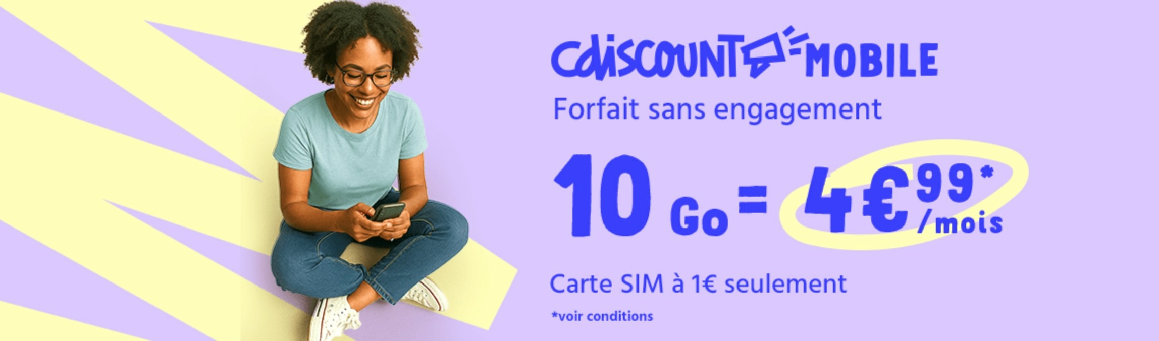 Cdiscount Mobile 10 Go 4G 