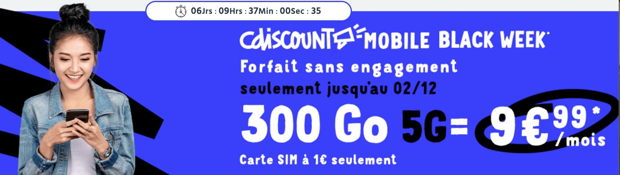 Cdiscount Mobile Black Week