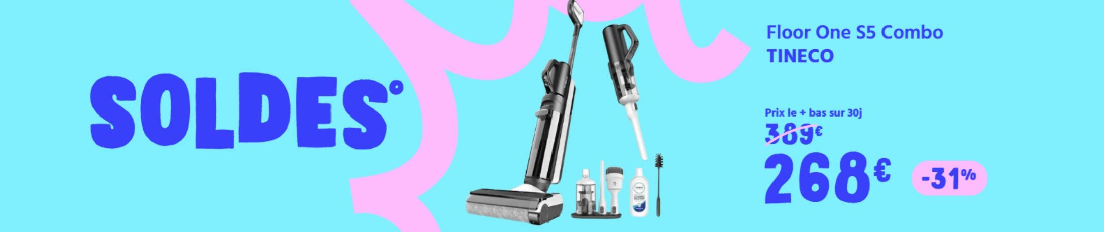 Cdiscount soldes - Tineco Floor One S5 Combo