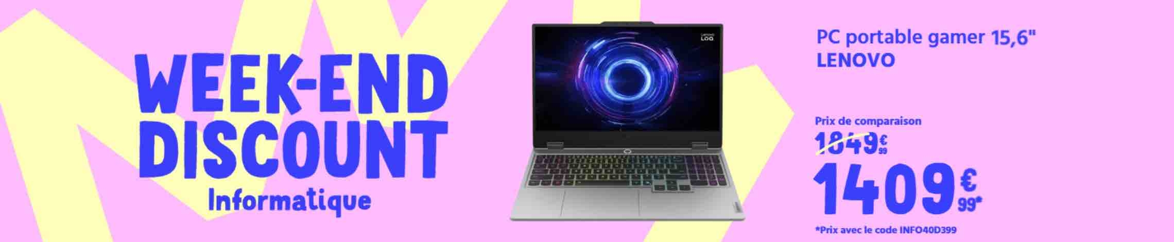 Cdiscount Week-end Discount Informatique