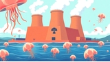 La centrale nucléaire de Gravelines à l'arrêt à cause d'une invasion gélatineuse