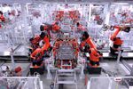chaine assemblage tesla S