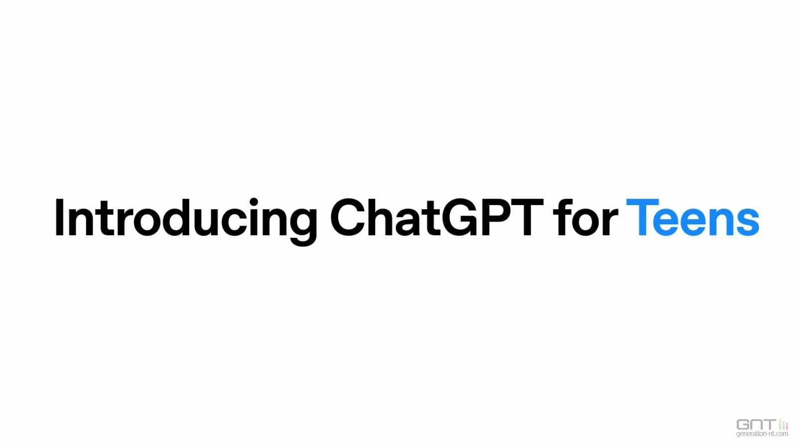 OpenAI lance ChatGPT for Teens, une version dédiée à la sécurité des jeunes