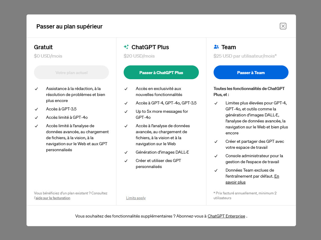 chatgpt-forfaits